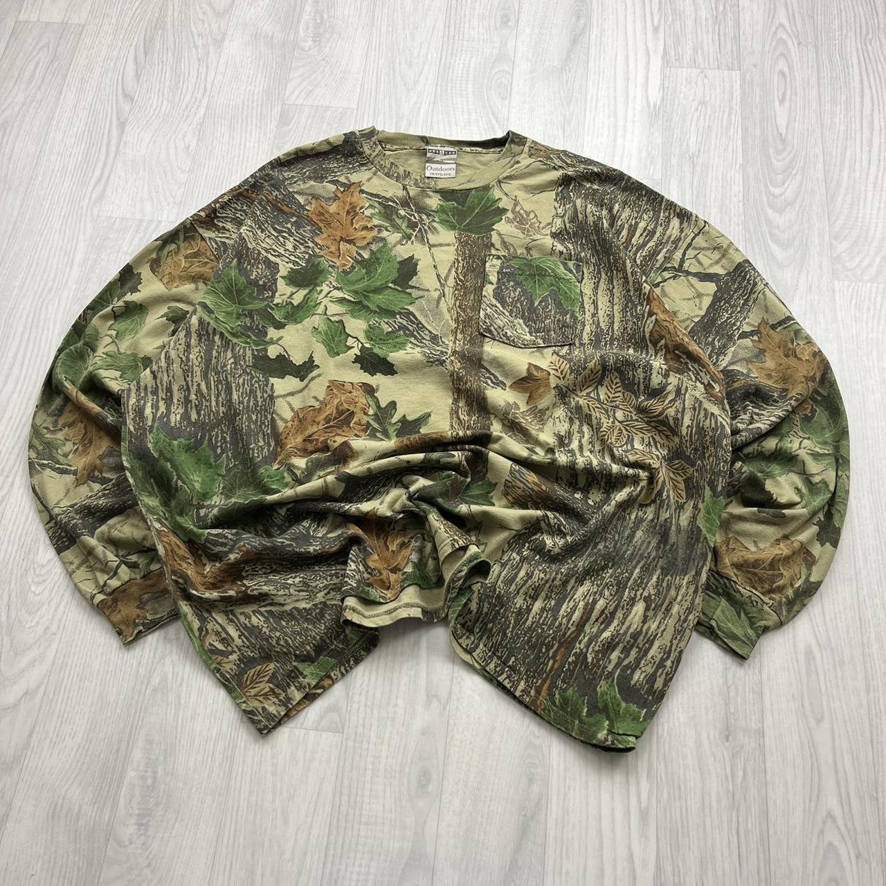VINTAGE Y2K REALTREE JERZEES LONG SLEEVE T SHIRT CAMO