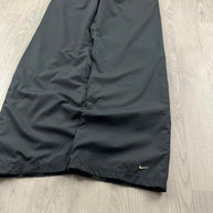 VINTAGE Y2K NIKE LOW RISE BAGGY TRACKSUIT BOTTOMS GREY