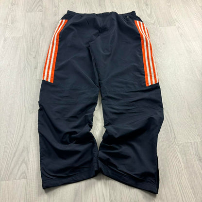 VINTAGE Y2K ADIDAS BAGGY TRACKSUIT BOTTOMS NAVY