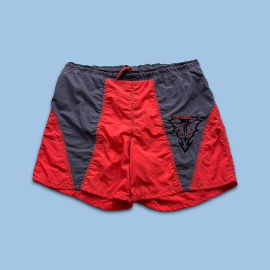 VINTAGE Y2K ONEILL SWIM SHORTS RED PURPLE