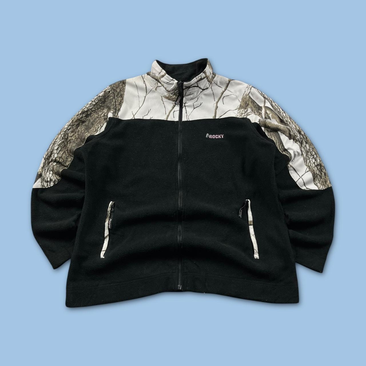 VINTAGE ROCKY REALTREE ZIP UP FLEECE CAMO BLACK