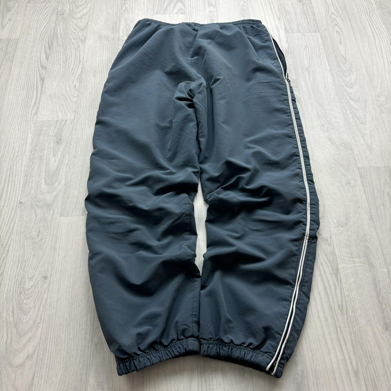 VINTAGE Y2K ADIDAS BAGGY TRACKSUIT BOTTOMS BLUE TEAL