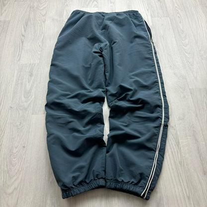 VINTAGE Y2K ADIDAS BAGGY TRACKSUIT BOTTOMS BLUE TEAL