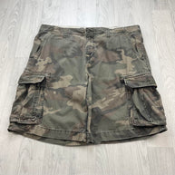 VINTAGE Y2K OLD NAVY BAGGY CAMO CARGO SHORTS
