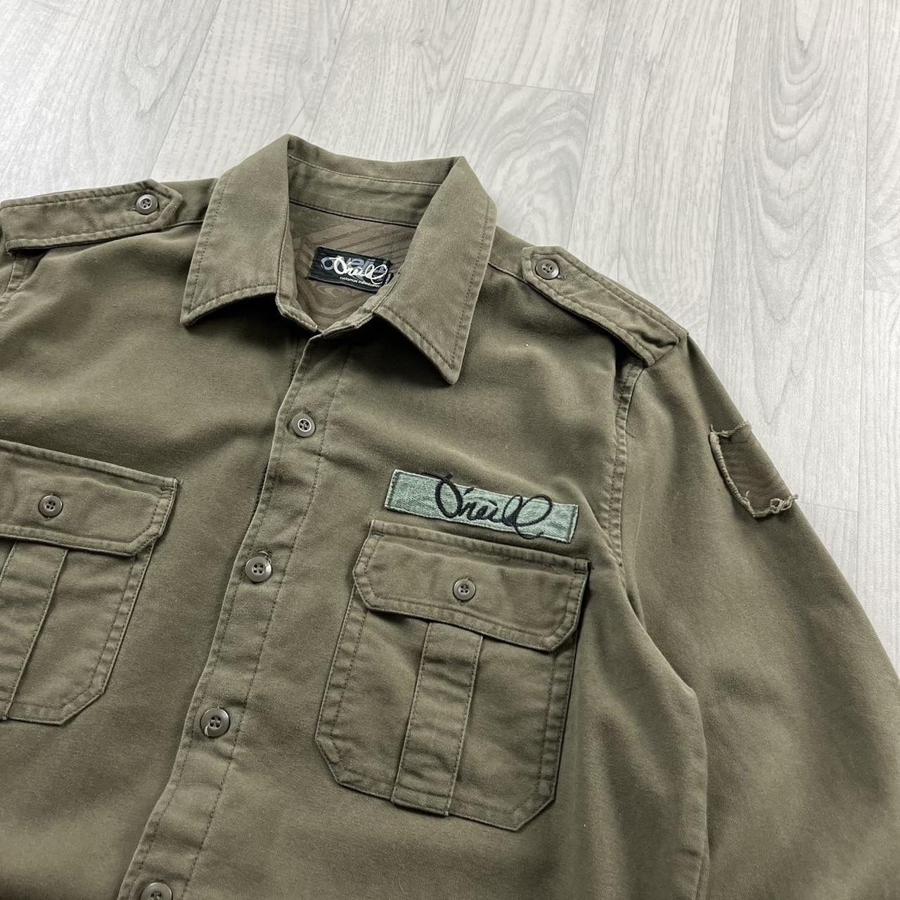 VINTAGE O’NEILL LONG SLEEVE UTILITY SHIRT KHAKI