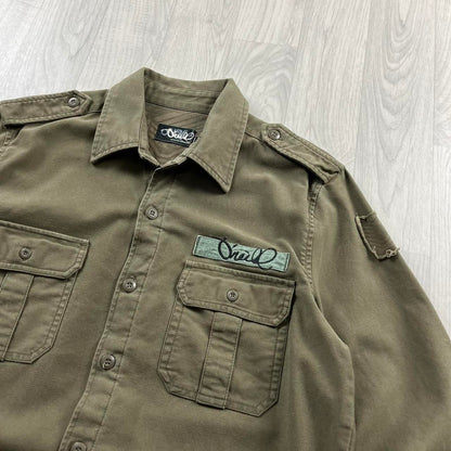 VINTAGE O’NEILL LONG SLEEVE UTILITY SHIRT KHAKI