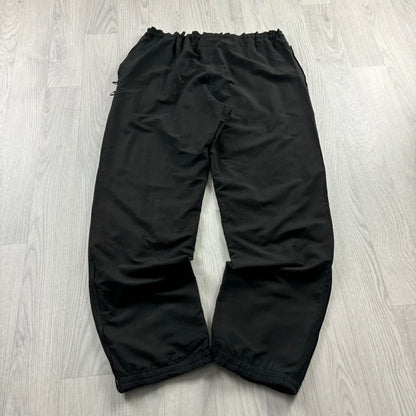 VINTAGE 90s ADIDAS BAGGY TRACKSUIT BOTTOMS BLACK