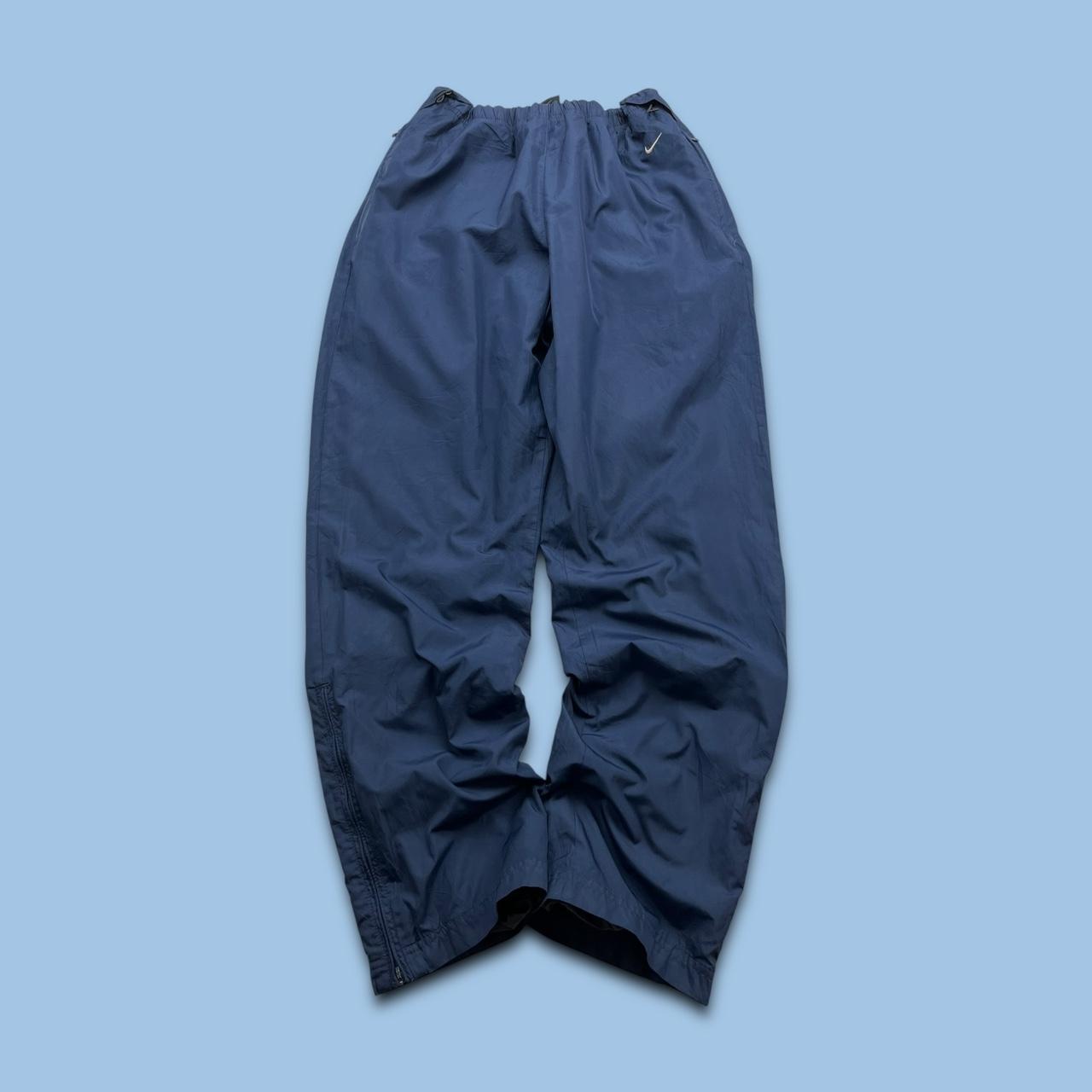VINTAGE Y2K NIKE BAGGY TRACKSUIT BOTTOMS NAVY