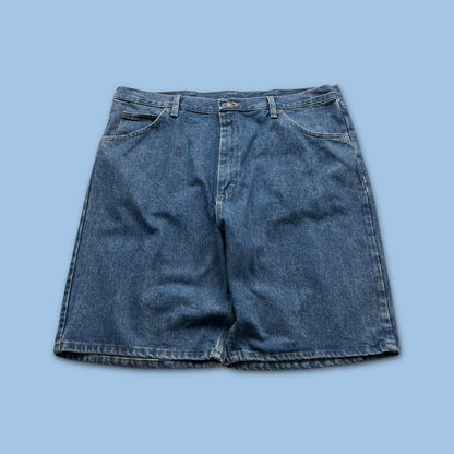VINTAGE 00s WRANGLER BAGGY LOOSE JORTS BLUE
