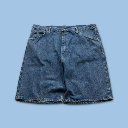 VINTAGE 00s WRANGLER BAGGY LOOSE JORTS BLUE