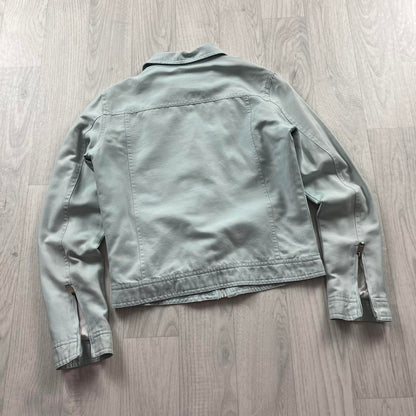 VINTAGE Y2K COLINS UTILITY JACKET BABY BLUE (XXS)