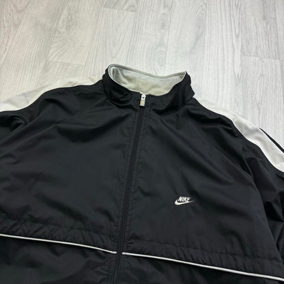 VINTAGE Y2K NIKE REVERSIBLE WINDBREAKER TRACKSUIT JACKET BLACK