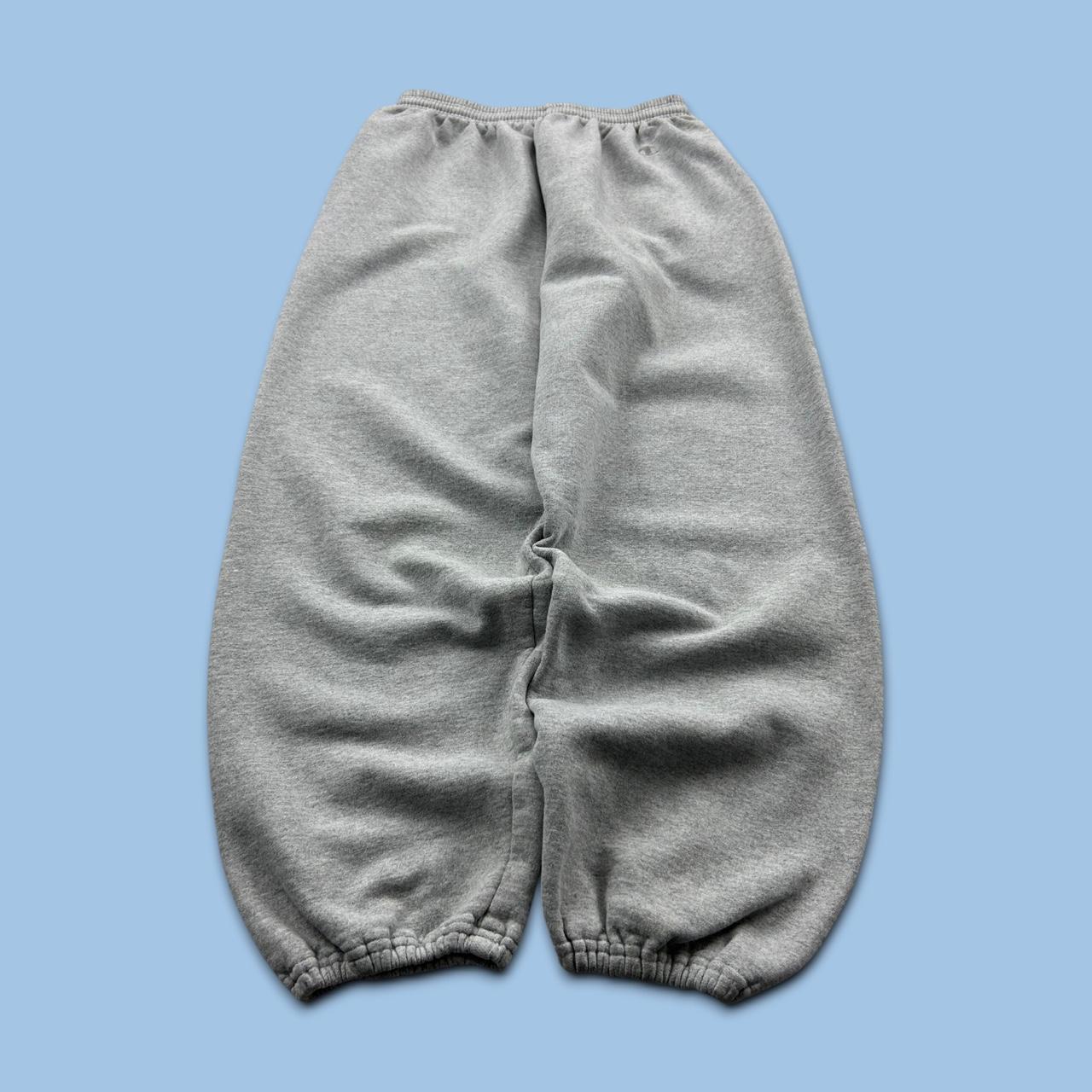 VINTAGE Y2K CHAMPION BAGGY COTTON SWEATPANTS GREY