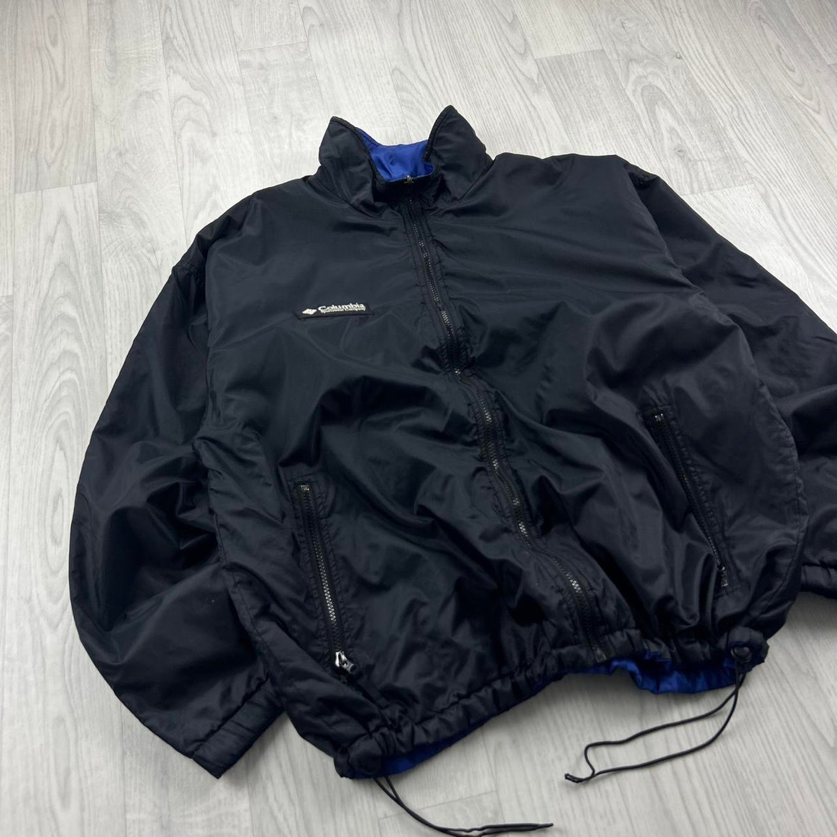 VINTAGE 90s COLUMBIA TECHNICAL PADDED JACKET BLACK