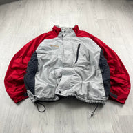 VINTAGE Y2K COLUMBIA TECHNICAL SKI JACKET GREY / RED