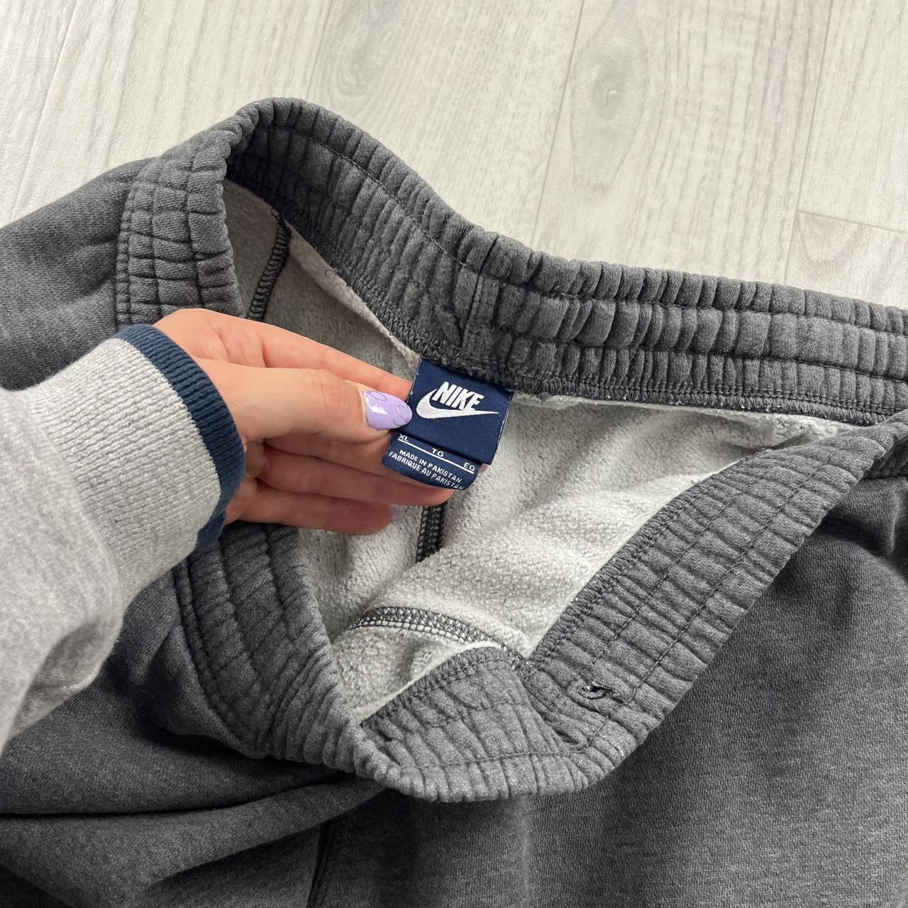 VINTAGE Y2K NIKE BAGGY COTTON SWEATPANTS GREY