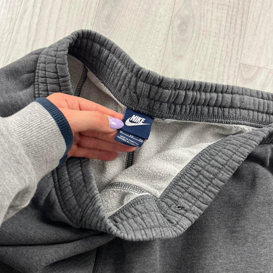 VINTAGE Y2K NIKE BAGGY COTTON SWEATPANTS GREY