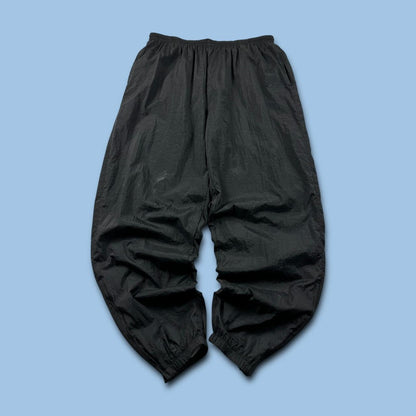 VINTAGE 90s NIKE BAGGY TRACKSUIT BOTTOMS BLACK
