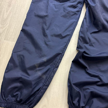 VINTAGE 90s ADIDAS BAGGY TRACKSUIT BOTTOMS NAVY