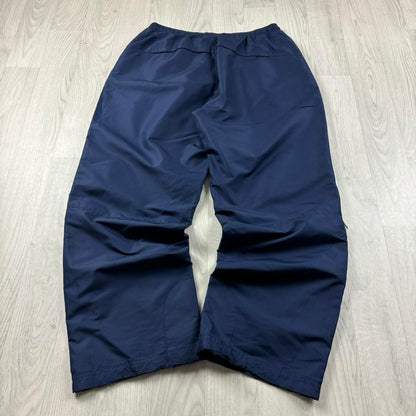 VINTAGE Y2K REEBOK HOCKEY BAGGY TRACKSUIT BOTTOMS NAVY