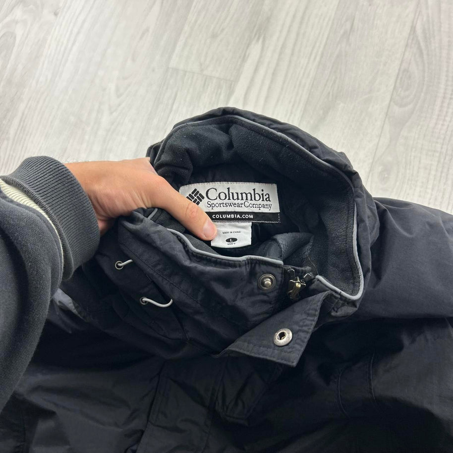 VINTAGE Y2K COLUMBIA TECHNICAL UTILITY SKI JACKET BLACK