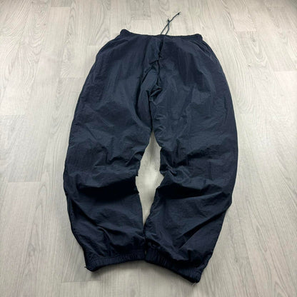 VINTAGE 90s REEBOK BAGGY TRACKSUIT BOTTOMS NAVY