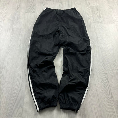 VINTAGE 90s ADIDAS BAGGY TRACKSUIT BOTTOMS BLACK