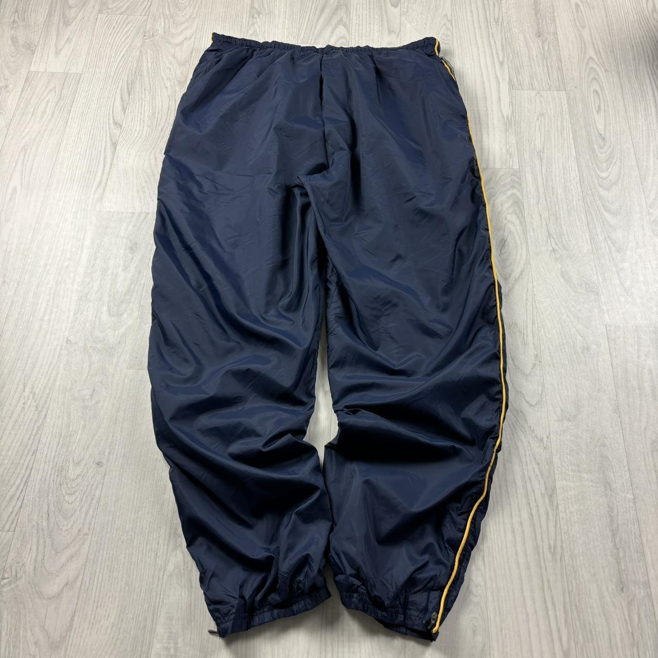 VINTAGE 90s NIKE BAGGY TRACKSUIT BOTTOMS NAVY