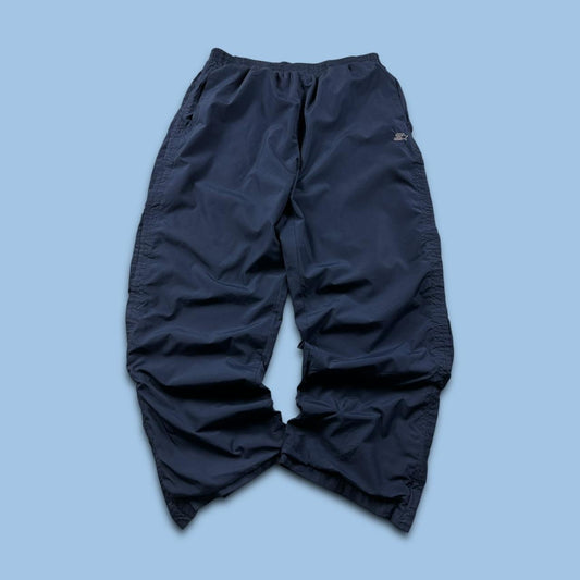 VINTAGE Y2K STARTER BAGGY TRACKSUIT BOTTOMS NAVY
