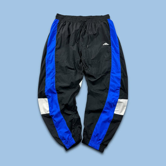 ADIDAS BAGGY TRACKSUIT BOTTOMS BLACK