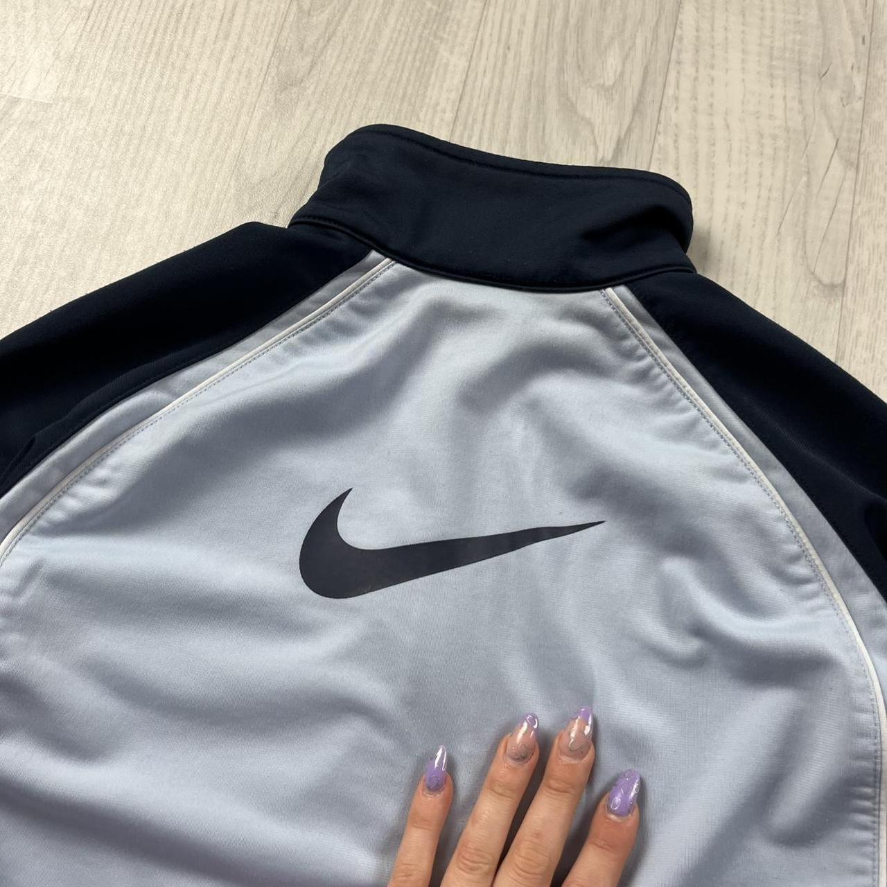 VINTAGE 00s NIKE ZIP UP TRACK JACKET BLUE