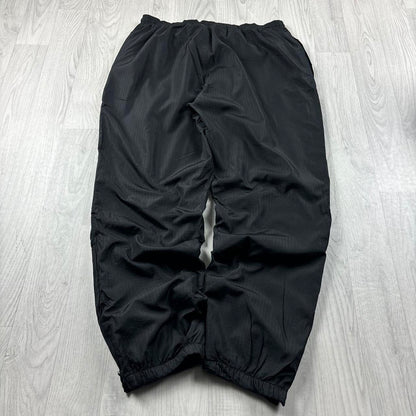 VINTAGE 90s ADIDAS BAGGY TRACKSUIT BOTTOMS BLACK
