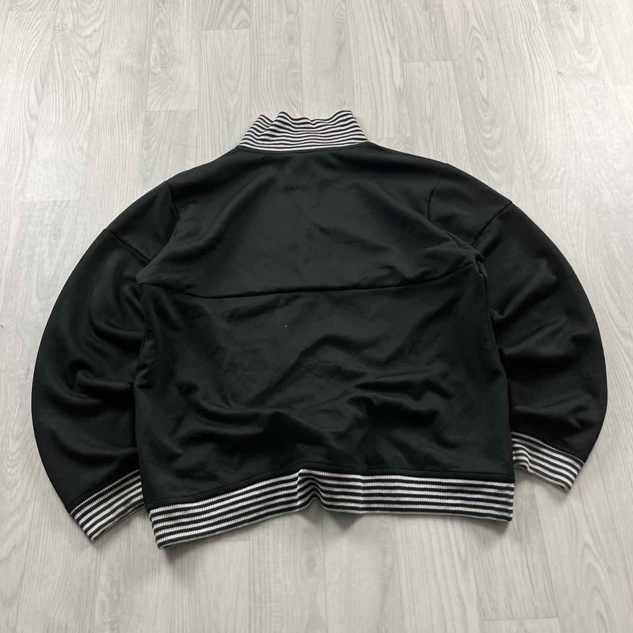 VINTAGE Y2K NIKE TRACK JACKET BLACK WHITE