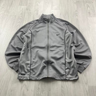 VINTAGE Y2K NIKE ACTIVE TRACK JACKET GREY