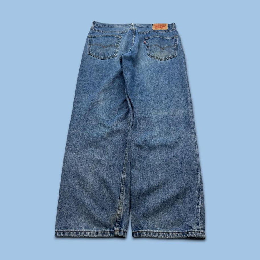VINTAGE 00s LEVIS 550 BAGGY JEANS BLUE