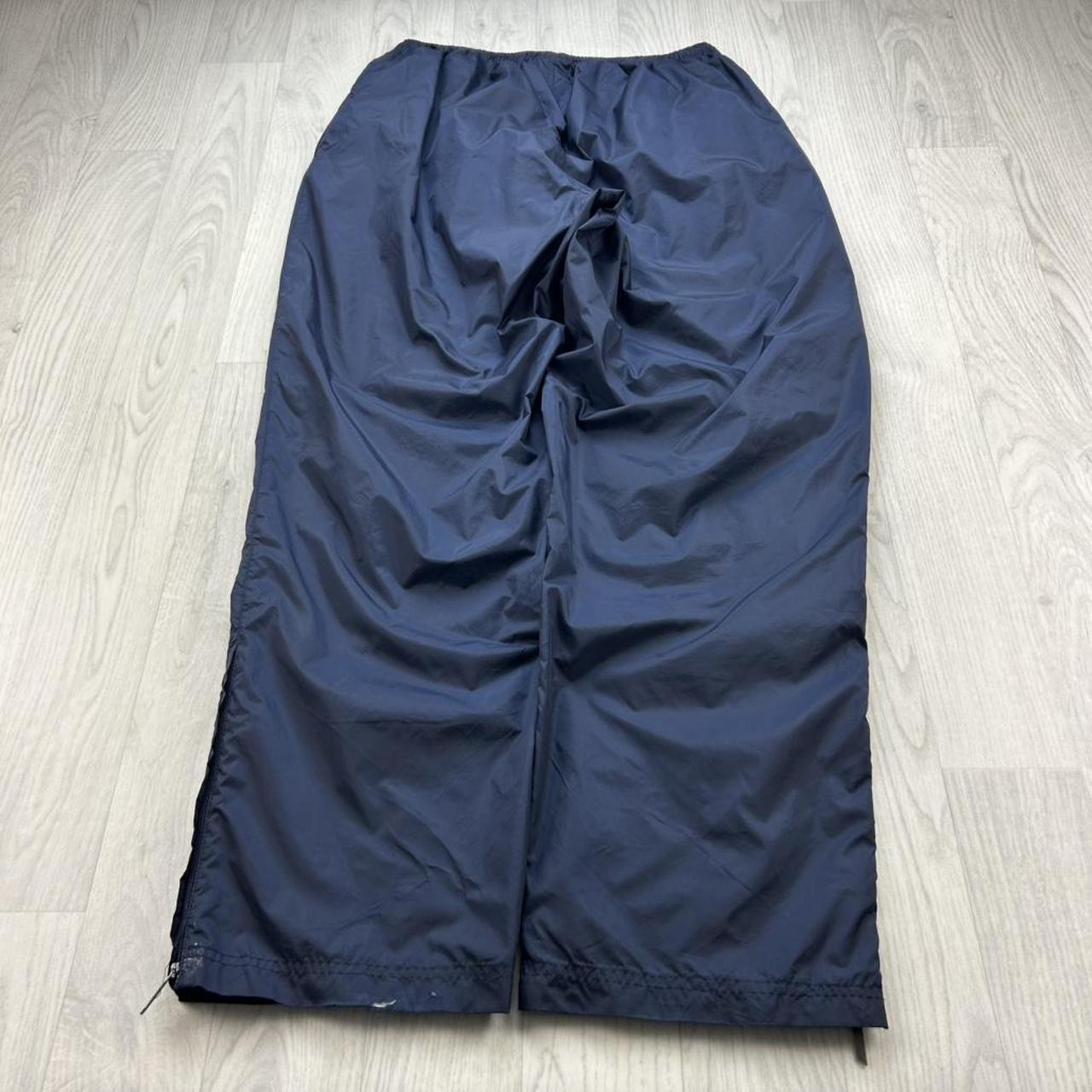 VINTAGE Y2K REEBOK BAGGY TRACKSUIT BOTTOMS NAVY