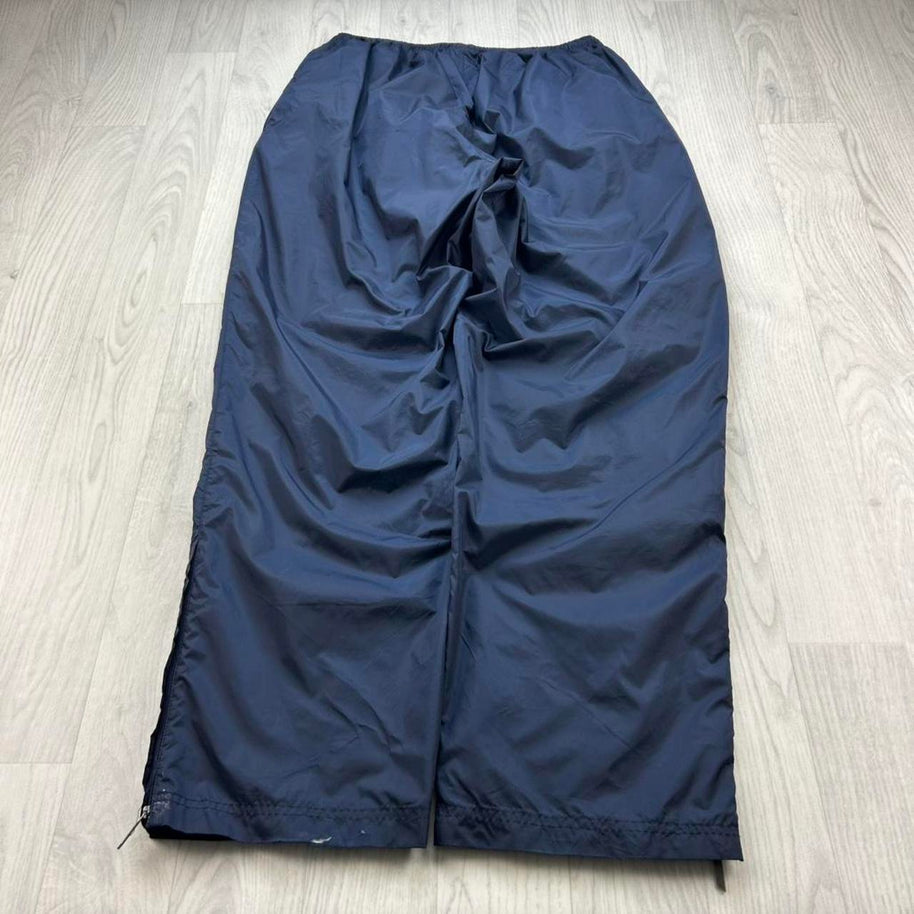 VINTAGE Y2K REEBOK BAGGY TRACKSUIT BOTTOMS NAVY