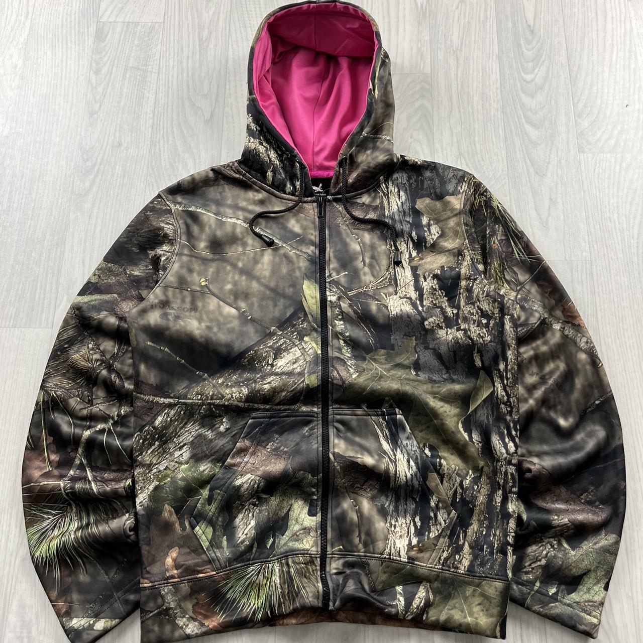 VINTAGE REALTREE ZIP HOODIE CAMO PINK