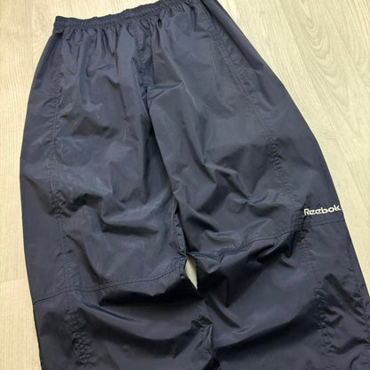 VINTAGE Y2K REEBOK BAGGY TRACKSUIT BOTTOMS NAVY
