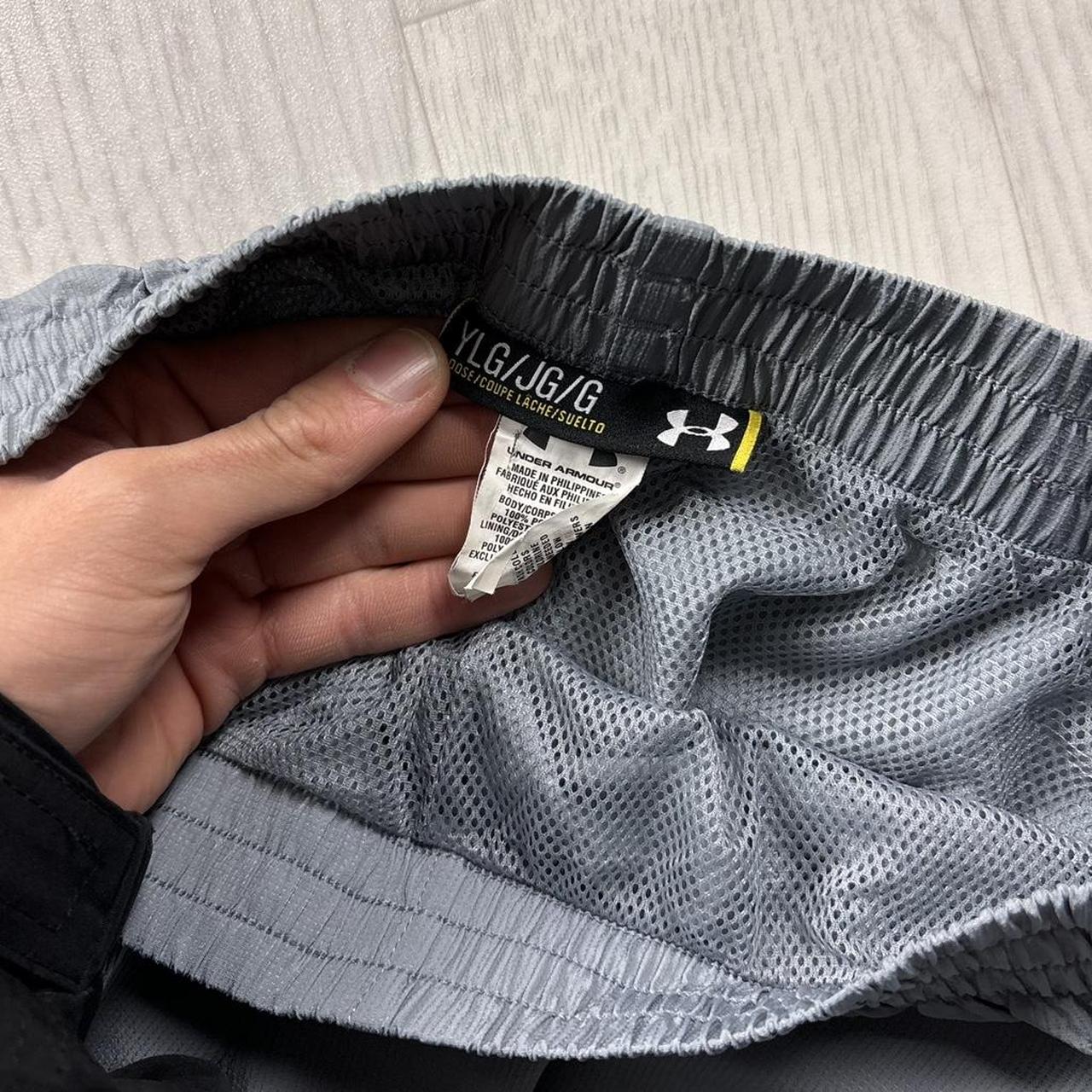 VINTAGE Y2K UNDER ARMOUR BAGGY TRACKSUIT BOTTOMS GREY