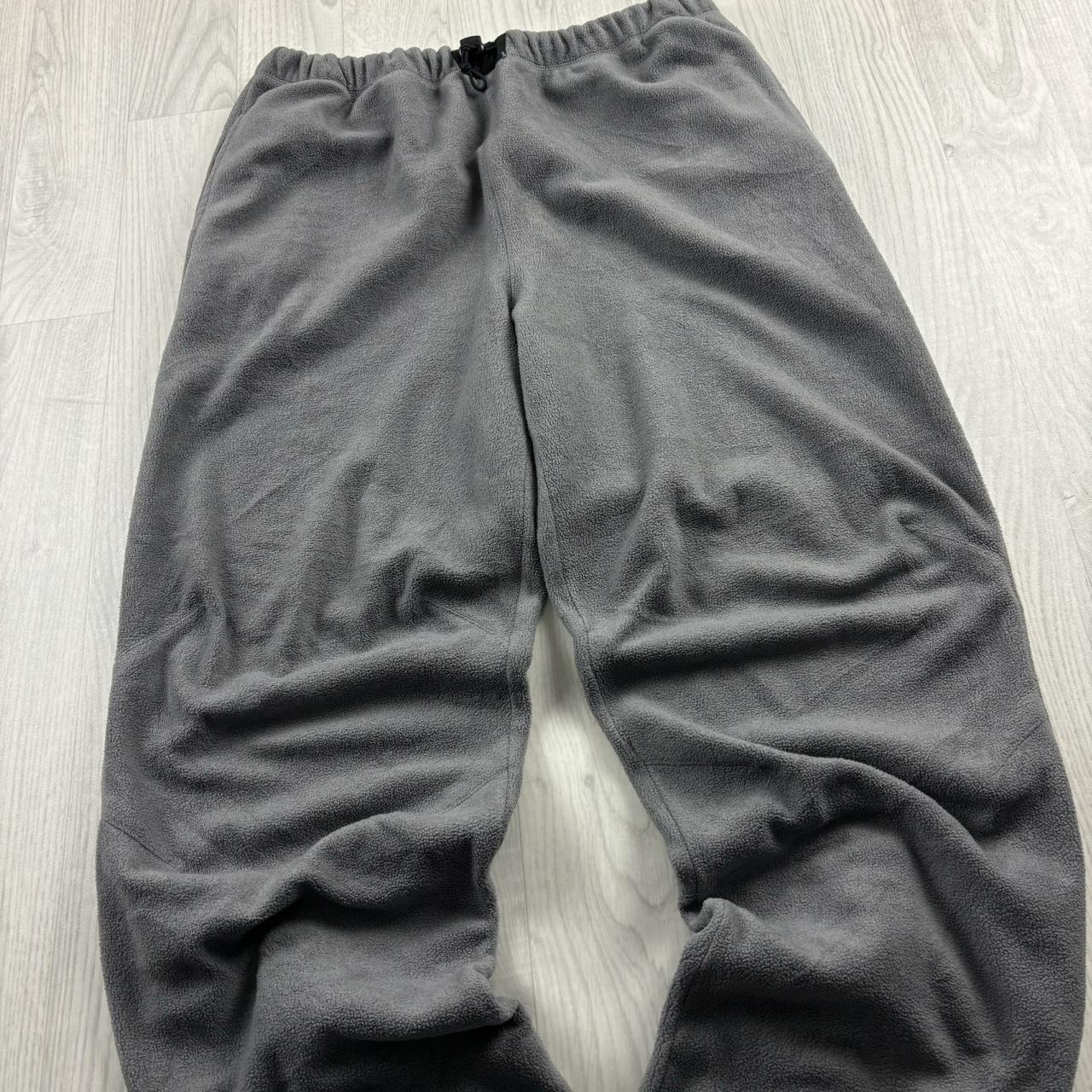 VINTAGE NAUTICA BAGGY FLEECE SWEATPANTS GREY