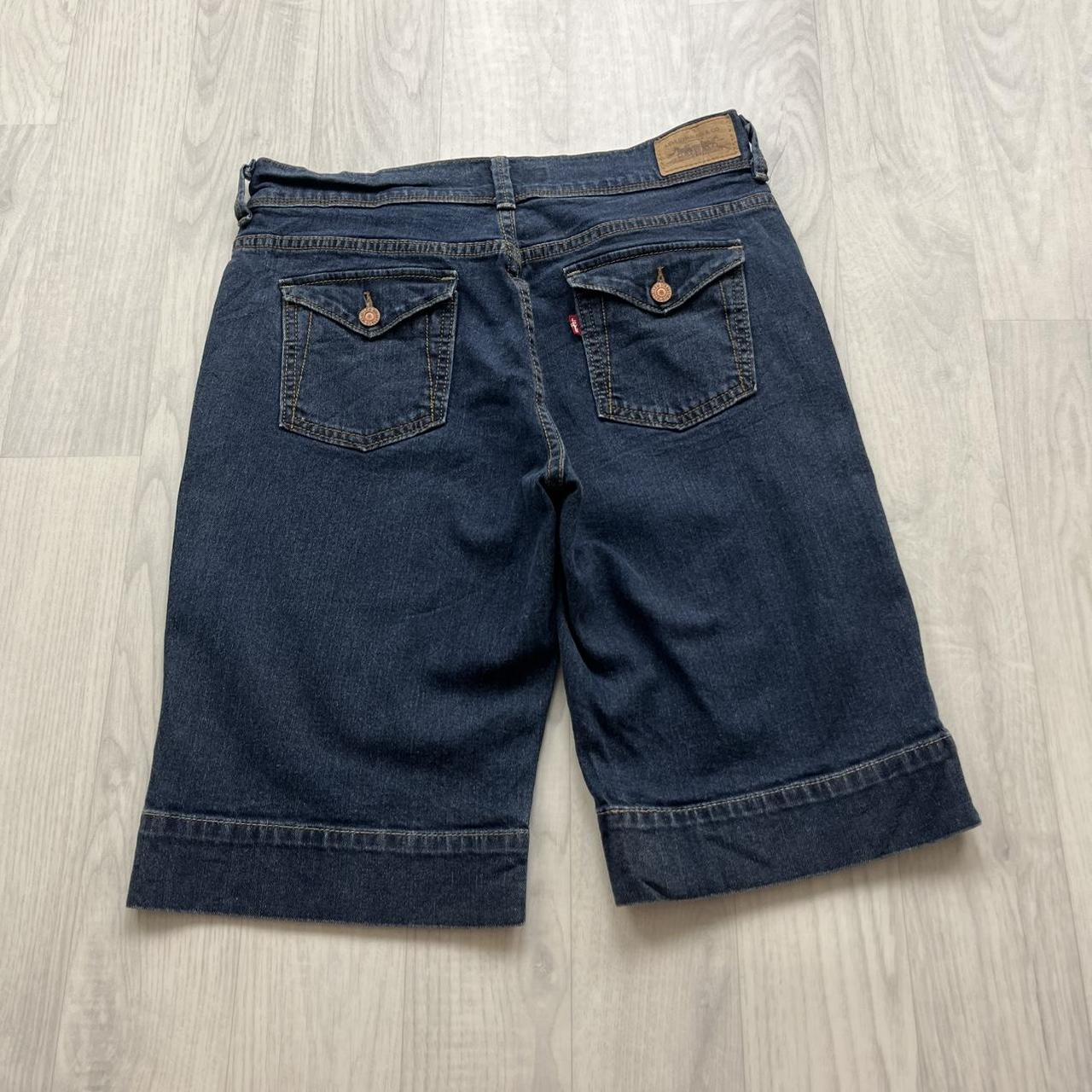 VINTAGE 00s LEVIS 515 JORTS NAVY