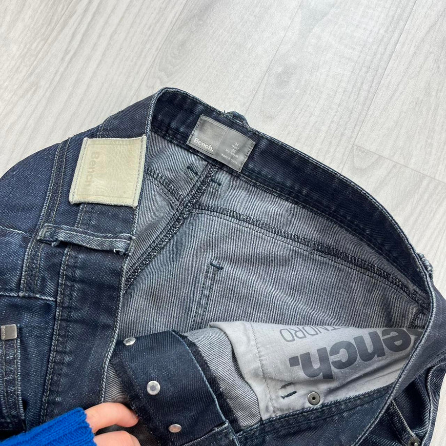 VINTAGE Y2K BENCH STRAIGHT LEG JEANS NAVY