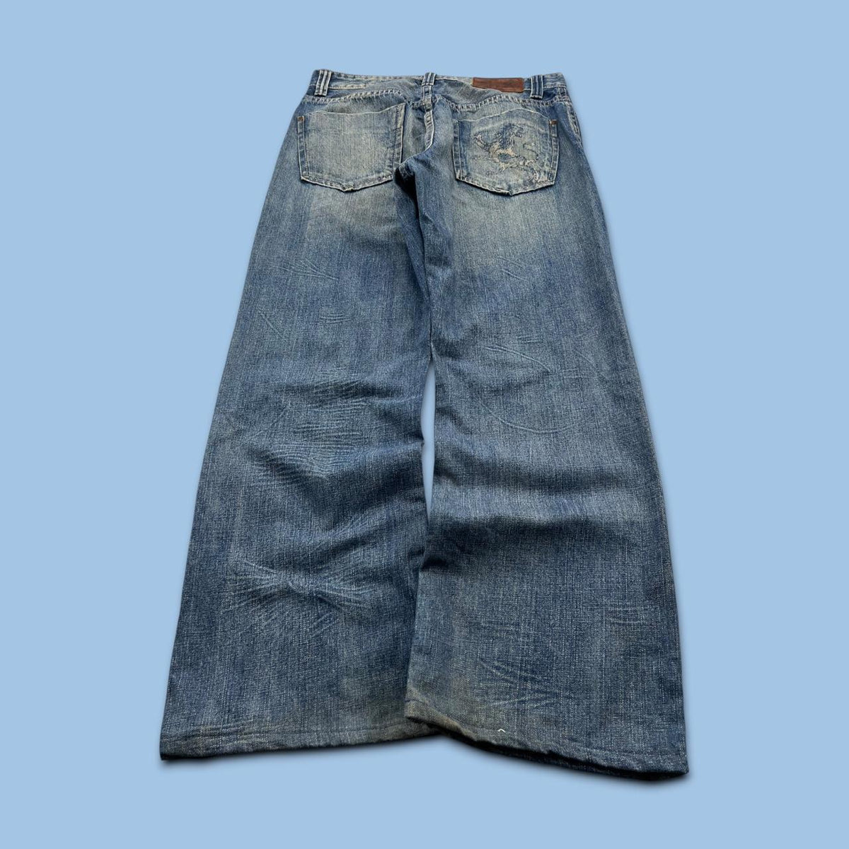 VINTAGE Y2K PRIDES BAGGY JEANS BLUE