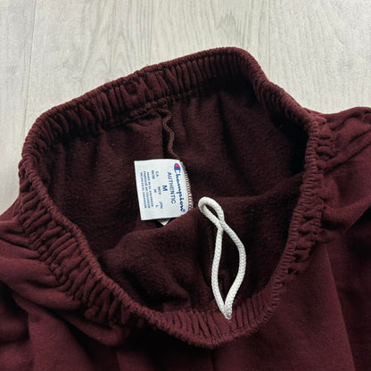 VINTAGE 00s CHAMPION COTTON SWEATPANTS BURGUNDY