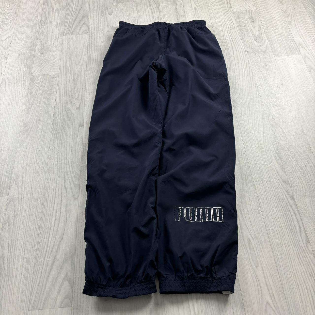 VINTAGE Y2K PUMA BAGGY TRACKSUIT BOTTOMS NAVY