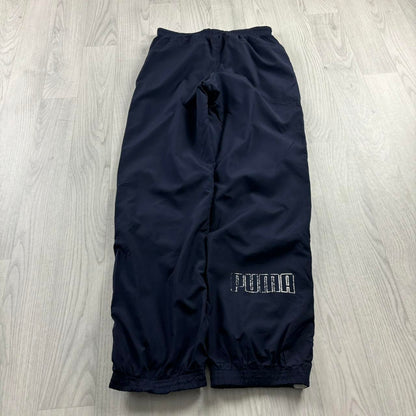 VINTAGE Y2K PUMA BAGGY TRACKSUIT BOTTOMS NAVY
