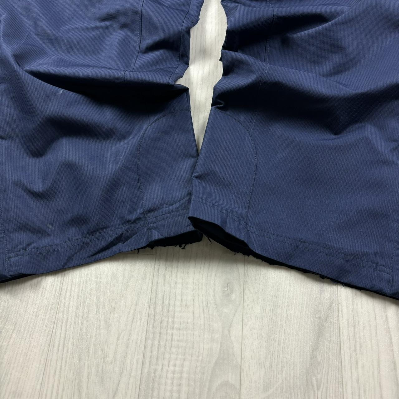 VINTAGE Y2K REEBOK HOCKEY BAGGY TRACKSUIT BOTTOMS NAVY