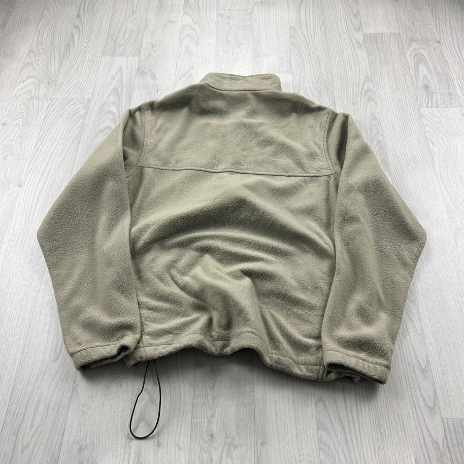 VINTAGE Y2K COLUMBIA ZIP UP FLEECE JACKET BEIGE