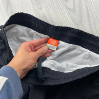 VINTAGE Y2K NIKW LOW RISE BAGGY TRACKSUIT BOTTOMS BLACK
